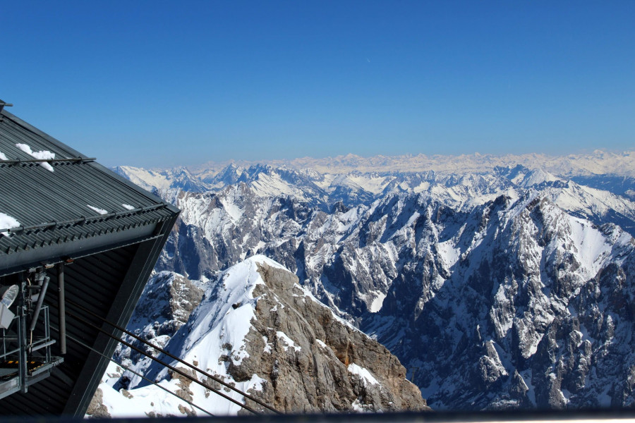 Na vrcholku Zugspitze