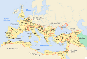 Římská říše v době největší expanze. Zdroj: Internet
