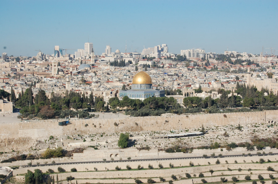 Jeruzalém z hory Olivové