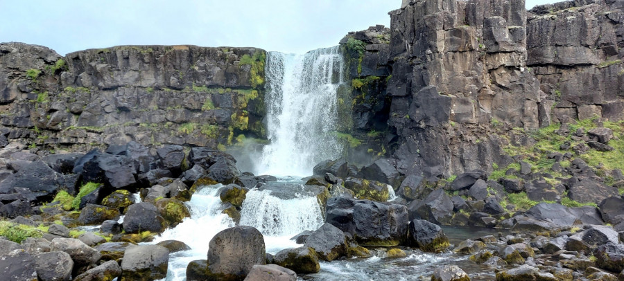 xarrfoss je vodopd v nrodnm parku Þingvellir.