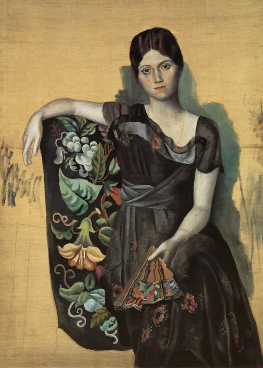 Olga v kesle, 1917. Courtesy of www.PabloPicasso.org